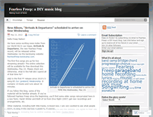 Tablet Screenshot of freepmusic.wordpress.com