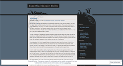 Desktop Screenshot of essentialsoccerskills.wordpress.com