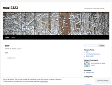 Tablet Screenshot of mazi2323.wordpress.com