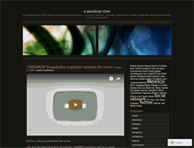 Tablet Screenshot of amexicanview.wordpress.com