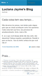 Mobile Screenshot of lucianajsilva.wordpress.com
