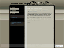 Tablet Screenshot of lucianajsilva.wordpress.com