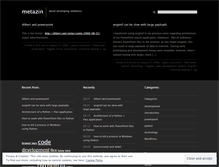 Tablet Screenshot of metazin.wordpress.com