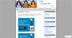 Desktop Screenshot of clubpengywin.wordpress.com