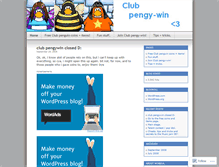 Tablet Screenshot of clubpengywin.wordpress.com