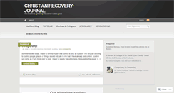 Desktop Screenshot of christianrecoveryjournal.wordpress.com