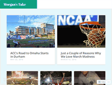 Tablet Screenshot of morganivey.wordpress.com