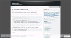 Desktop Screenshot of inkhornnet.wordpress.com