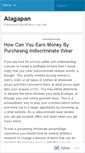 Mobile Screenshot of alagapan.wordpress.com