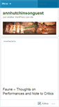 Mobile Screenshot of annhutchinsonguest.wordpress.com