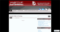 Desktop Screenshot of amptupmovies.wordpress.com