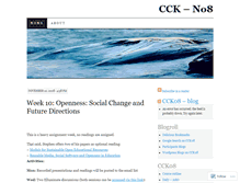 Tablet Screenshot of cckno8.wordpress.com