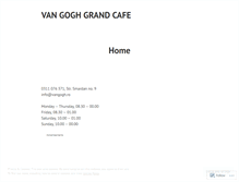 Tablet Screenshot of grandcafevangogh.wordpress.com