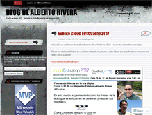 Tablet Screenshot of albertorivera.wordpress.com