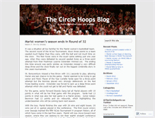 Tablet Screenshot of circlehoops.wordpress.com