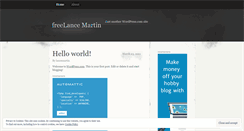 Desktop Screenshot of lancemartindotcom.wordpress.com