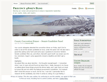 Tablet Screenshot of precinct4809.wordpress.com