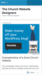 Mobile Screenshot of churchwebsitedesigners.wordpress.com