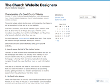 Tablet Screenshot of churchwebsitedesigners.wordpress.com