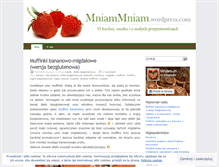 Tablet Screenshot of mniammniam.wordpress.com