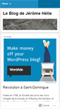 Mobile Screenshot of blogdejeromehelie.wordpress.com