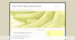 Desktop Screenshot of pcsa2011.wordpress.com