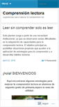 Mobile Screenshot of comprensionlec.wordpress.com