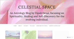 Desktop Screenshot of celestialspace.wordpress.com