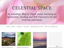 Tablet Screenshot of celestialspace.wordpress.com