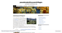 Desktop Screenshot of pasadenatenthousandvillages.wordpress.com