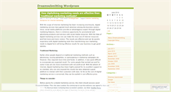 Desktop Screenshot of dreamsubmitting.wordpress.com