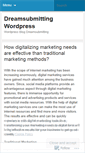 Mobile Screenshot of dreamsubmitting.wordpress.com