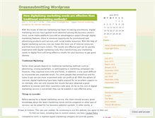Tablet Screenshot of dreamsubmitting.wordpress.com