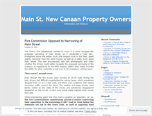 Tablet Screenshot of mainstnewcanaan.wordpress.com