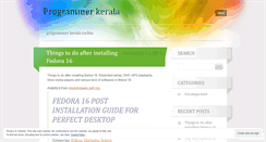 Desktop Screenshot of programmerkerala.wordpress.com