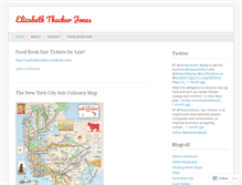 Tablet Screenshot of elizabeththackerjones.wordpress.com