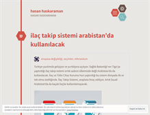 Tablet Screenshot of hasanhaskaraman.wordpress.com
