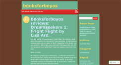 Desktop Screenshot of booksforboyos.wordpress.com