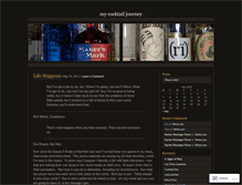 Tablet Screenshot of cocktailjourney.wordpress.com