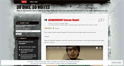 Desktop Screenshot of 30dias30noites.wordpress.com