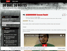 Tablet Screenshot of 30dias30noites.wordpress.com