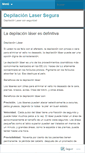 Mobile Screenshot of depilacionlaser1.wordpress.com