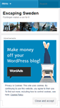 Mobile Screenshot of escapingsweden.wordpress.com
