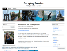Tablet Screenshot of escapingsweden.wordpress.com