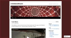Desktop Screenshot of crestwoodmusic.wordpress.com