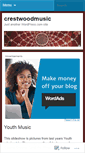 Mobile Screenshot of crestwoodmusic.wordpress.com