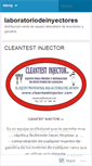 Mobile Screenshot of milaboratoriodeinyectores.wordpress.com