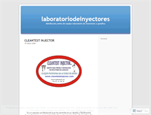 Tablet Screenshot of milaboratoriodeinyectores.wordpress.com