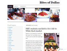 Tablet Screenshot of bitesofdallas.wordpress.com