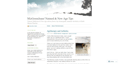 Desktop Screenshot of mizgreenjeans.wordpress.com